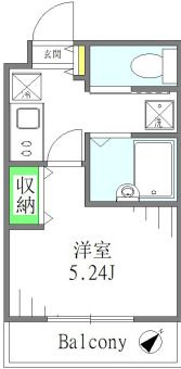 グレイス雷電の間取り写真