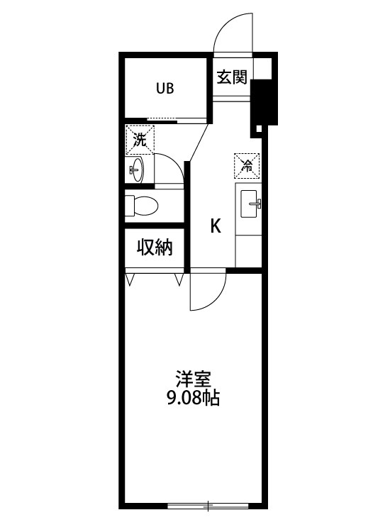 FLAT Aの間取り写真