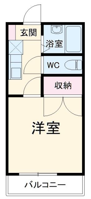 萌黄館 A棟の間取り写真