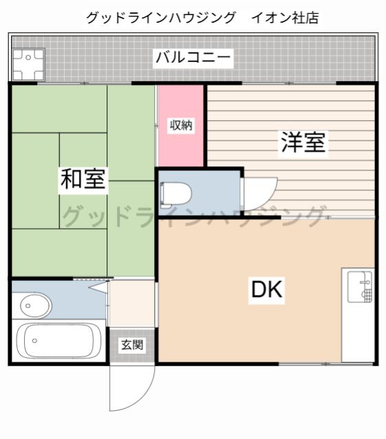 コートグレース1番館の間取り写真