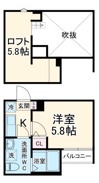 アンソレイユの間取り写真