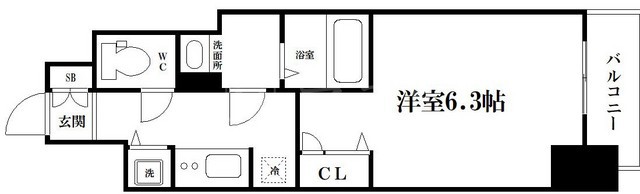 LC本町の間取り写真