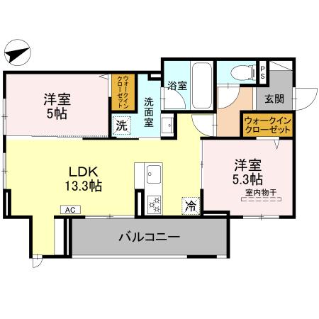 ヴェントプーロ東松山の間取り写真