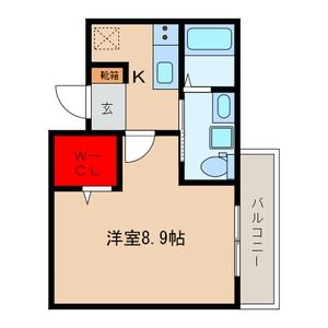 京成本線 京成大久保駅 徒歩10分 3階建 築9年の間取り写真