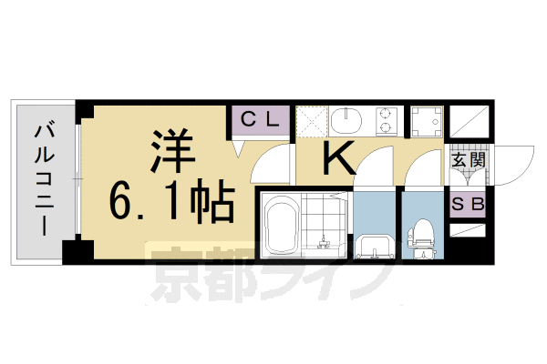 プレサンス THE KYOTO 吉祥院の間取り写真