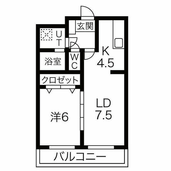 ヴィガラスMの間取り写真