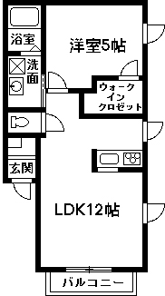 アークコート下大島の間取り