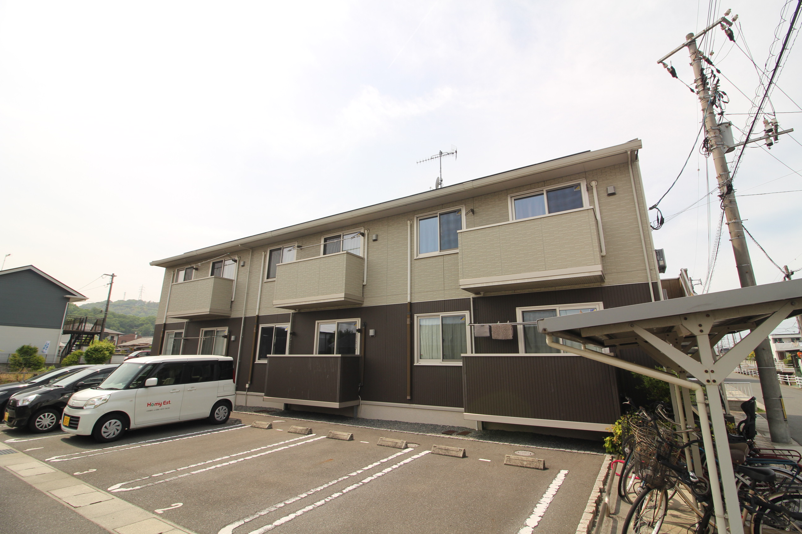 建物外観　インターネット無料物件です！