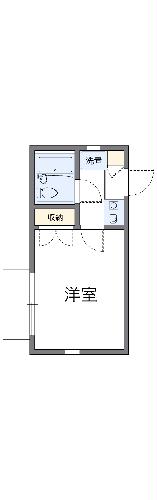 レオパレスＲＸ山科の間取り