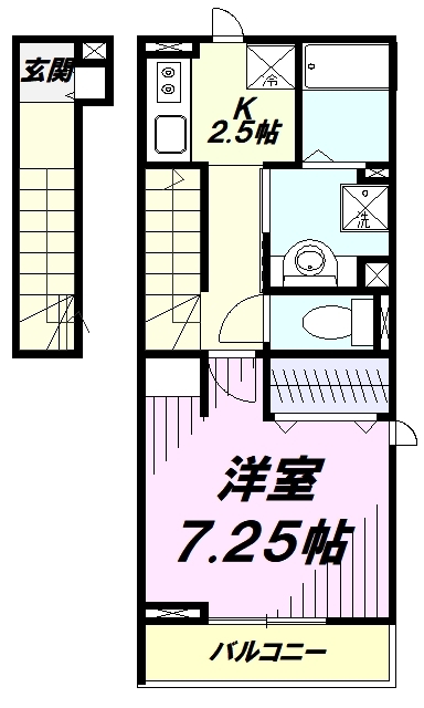 セジュール新秋津の間取り