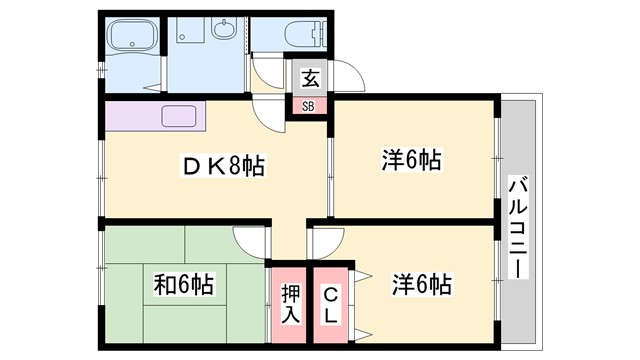 サンガーデンIAの間取り