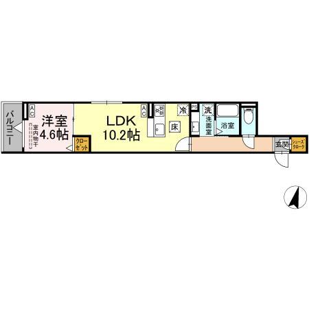 グラナーデ西瑞江の間取り