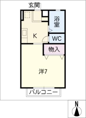 ジェミニ覚王山　Ａ棟の間取り