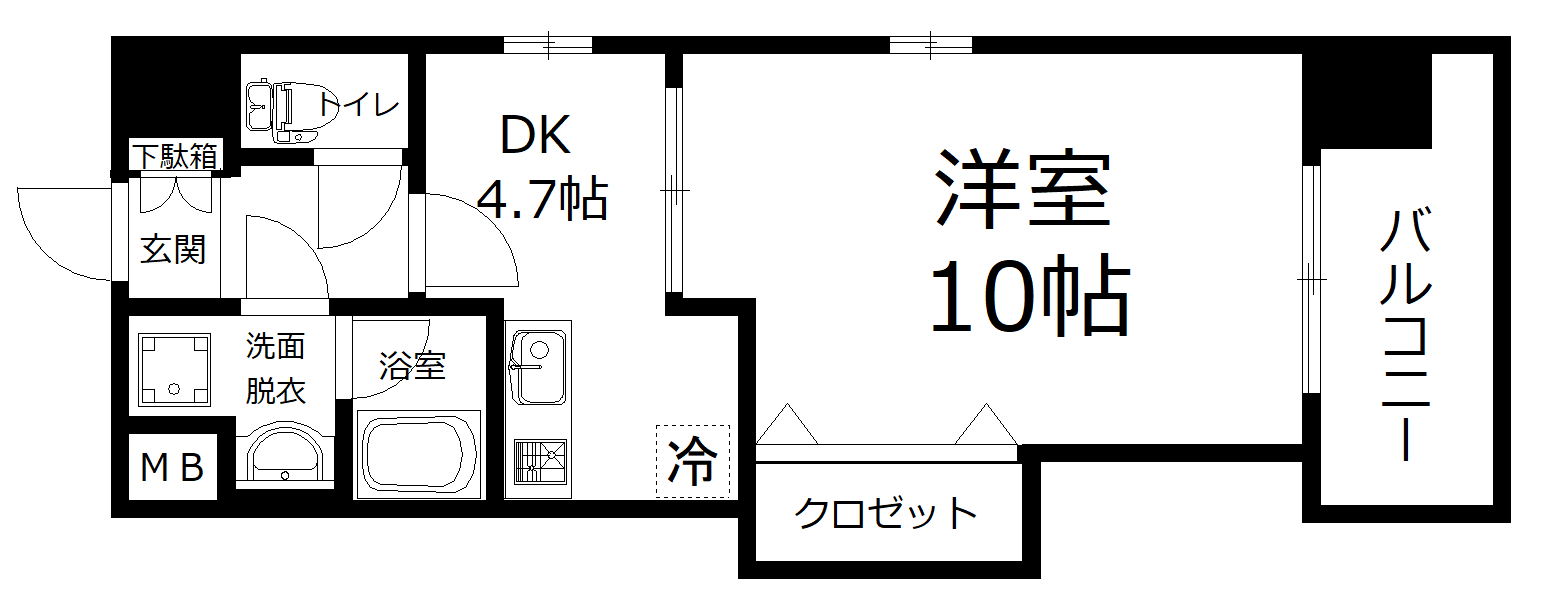 グリーンアベニューの間取り