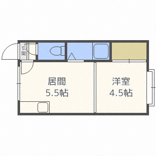 エフティーハイム本郷の間取り