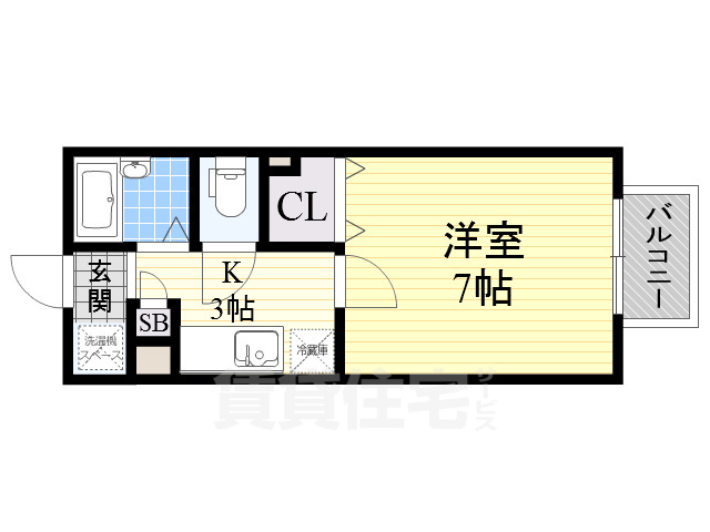 パセオ西之町の間取り