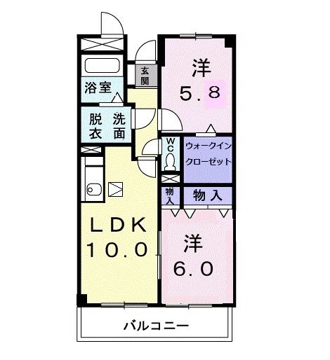 エスポワ－ルいずみ野の間取り