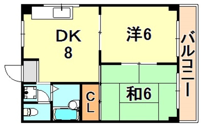 ベルメゾンＫの間取り