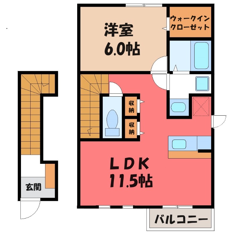 セントラルコートの間取り