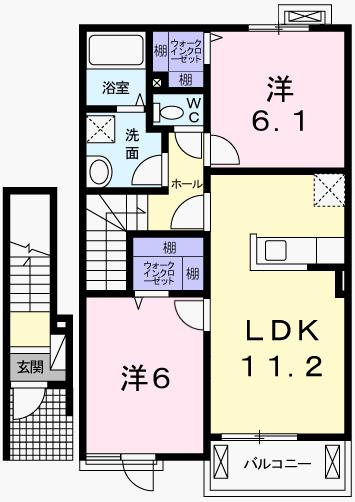 サンリット福崎IIの間取り