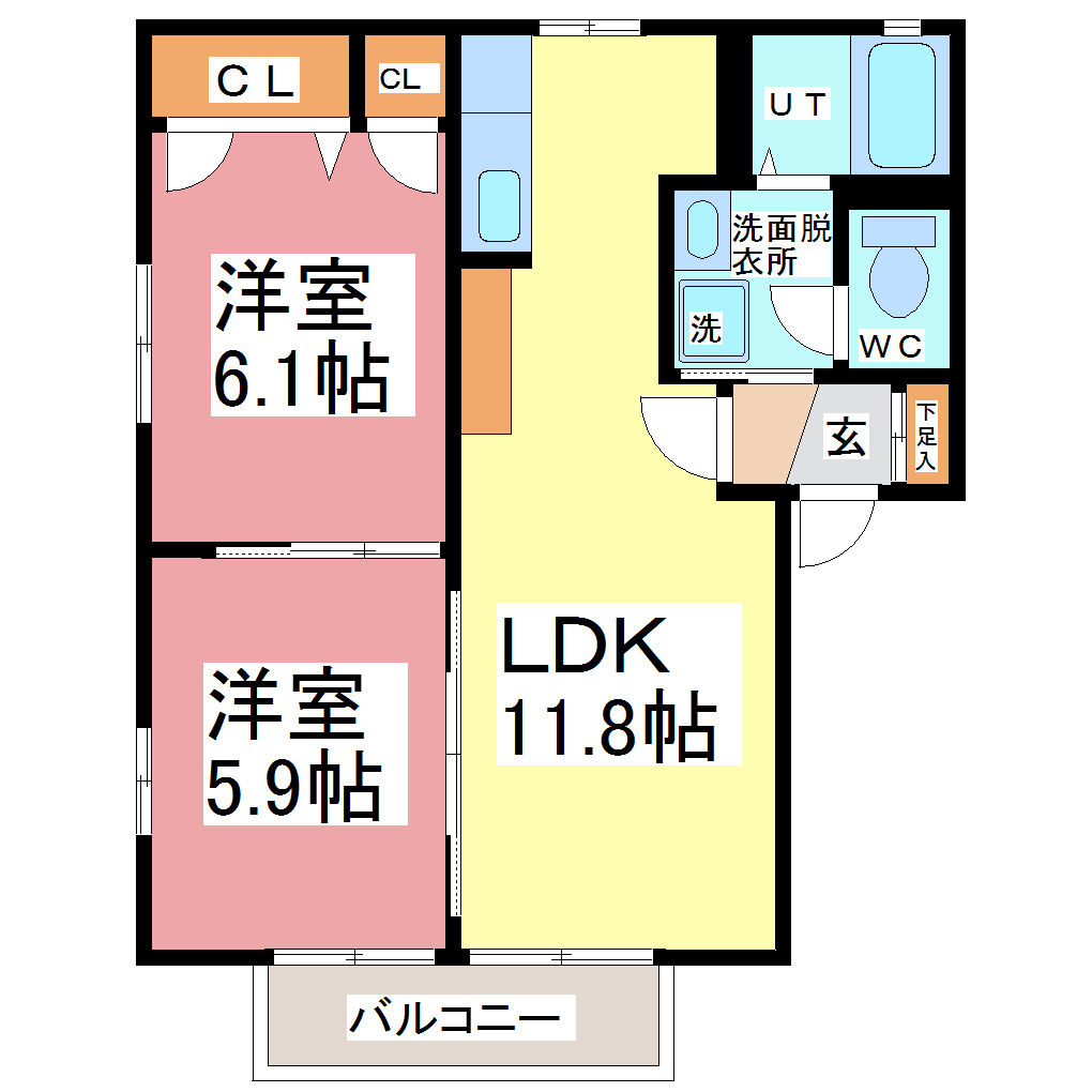 グッディの間取り