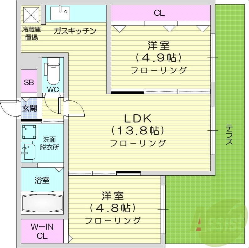 AMS伏見の間取り