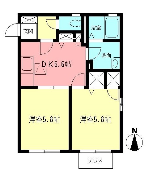 ヴィラコートの間取り