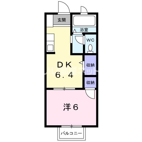 フォブール高崎の間取り