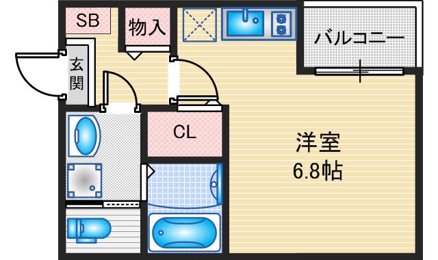 ハーモニーテラス高道町Vの間取り