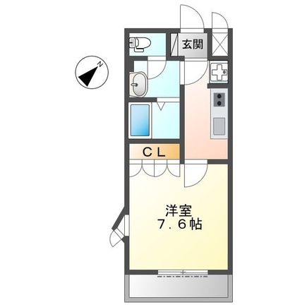 加西市北条町北条のアパートの間取り