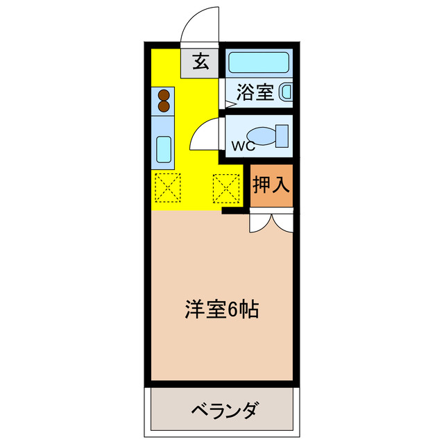 レピュート学の間取り