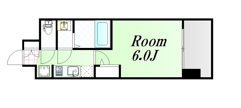 【大阪市東淀川区西淡路のマンションの間取り】