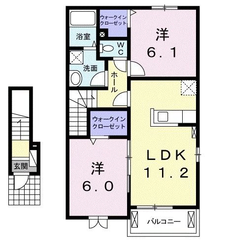 コンフォールＮＢの間取り