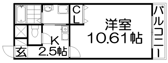 アンプルールモンターニュIIの間取り