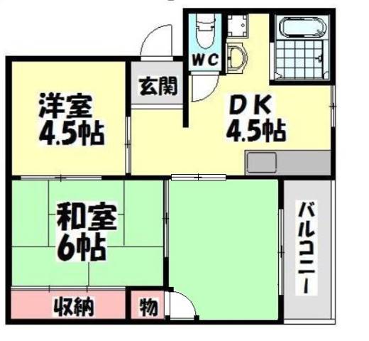 第一曽根団地の間取り