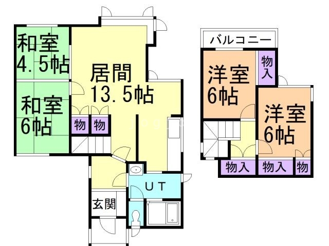 旭川市神居二条のその他の間取り