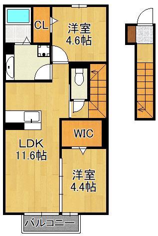 ポルタ宮前の間取り