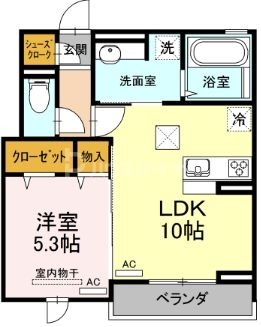 クリア南砂の間取り