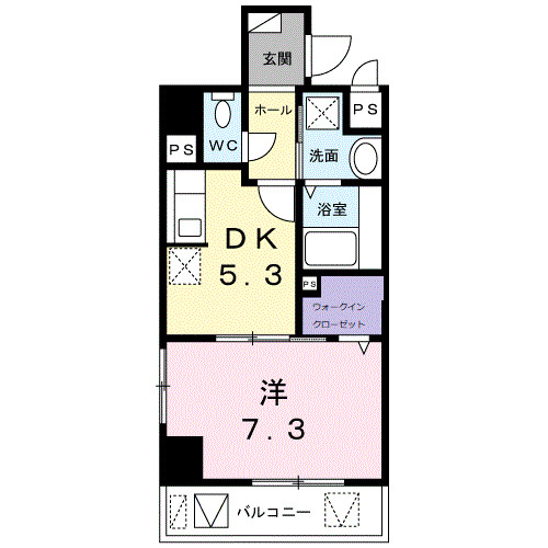 シティ　フラットの間取り