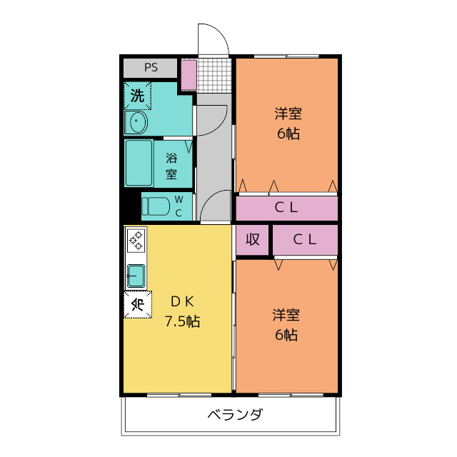 ＥＳＰＬＡＮＡＤＥの間取り