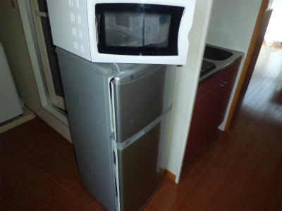 その他　冷蔵庫と電子レンジ。