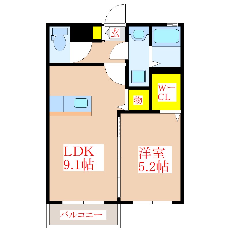 グランステージ住吉の間取り