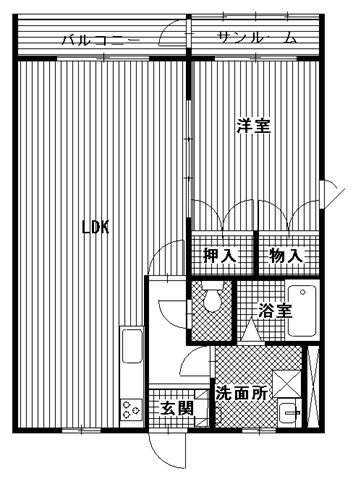 キャトルセゾンの間取り