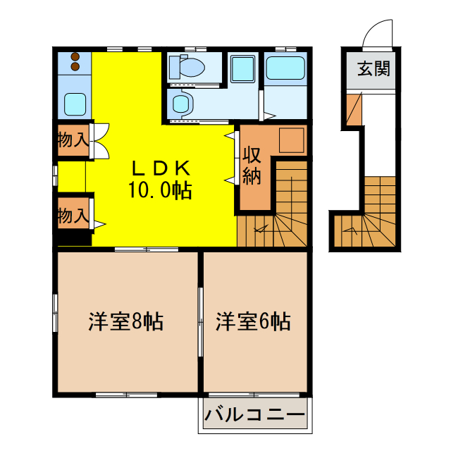 サンメゾン17の間取り