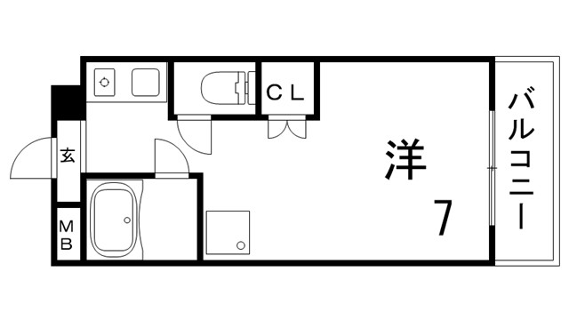 サニーパレス白川台の間取り