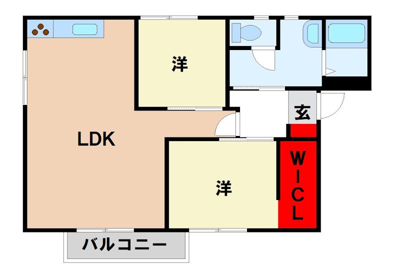 アルブル510の間取り