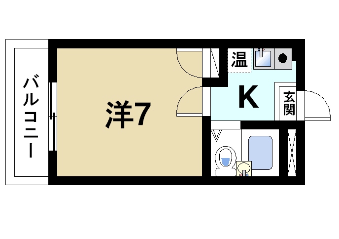 木津川市相楽のマンションの間取り