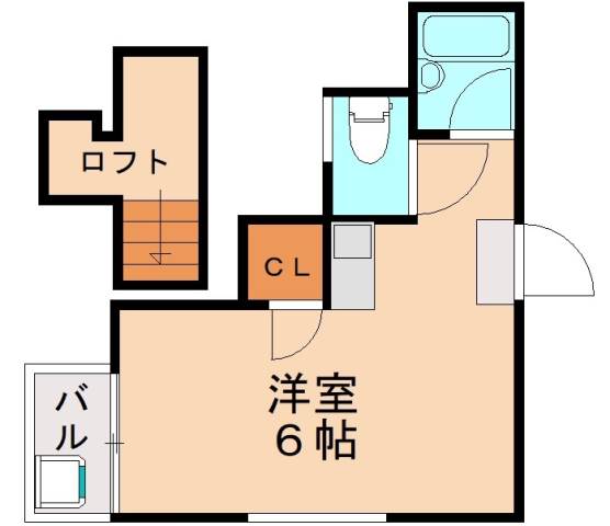 北九州市八幡西区浅川台のアパートの間取り