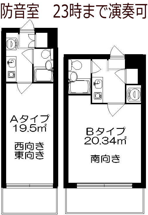 ザマムジークハウスの間取り