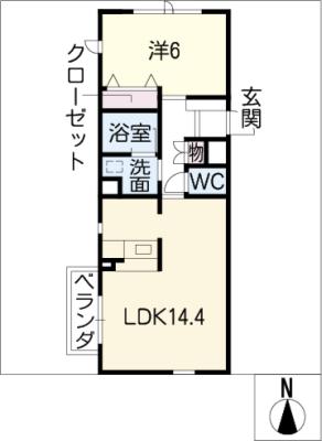 ラポール・自由ヶ丘の間取り